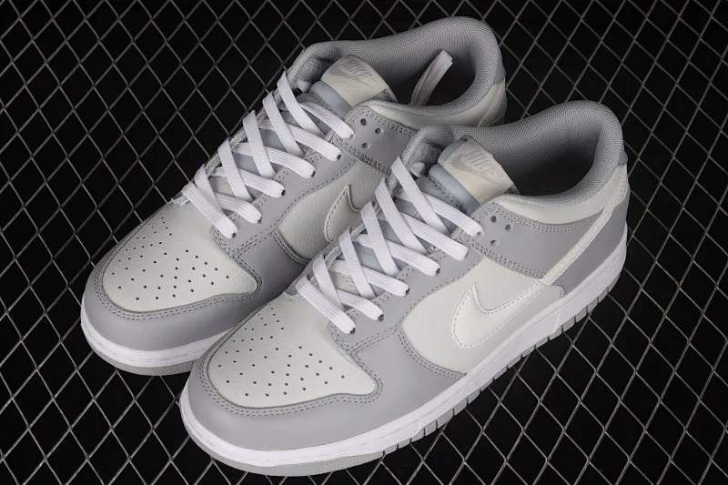 All categories Nk SB Dunk series Nk SB Dunk Low low-top sneakers J version Nk Dunk Low Retro "Grey White" cool gray color SB smashed backboard fashion casual sneakers DJ6188-001